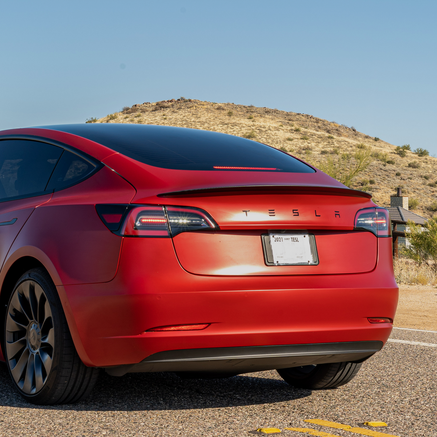 "Tesla" Model S3XY Rear Trunk Logo